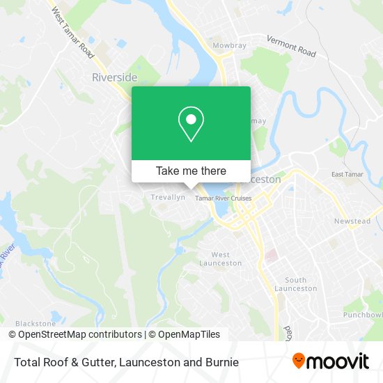 Total Roof & Gutter map