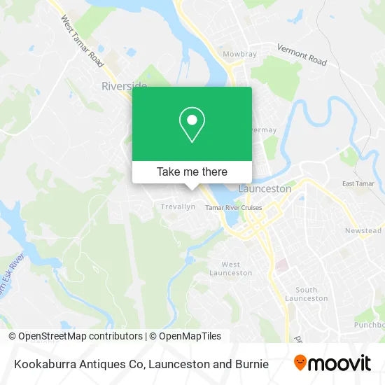 Kookaburra Antiques Co map