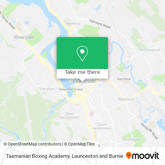 Tasmanian Boxing Academy map