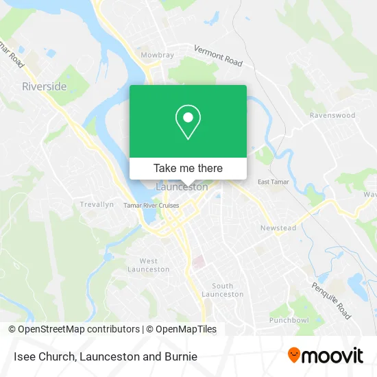 Isee Church map
