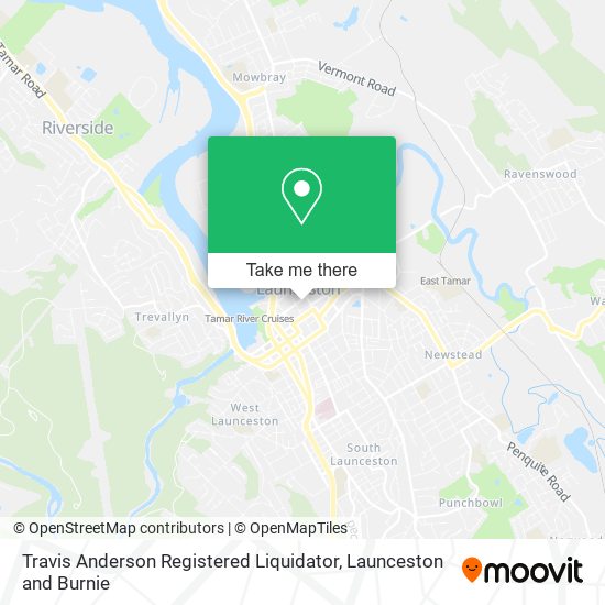 Travis Anderson Registered Liquidator map