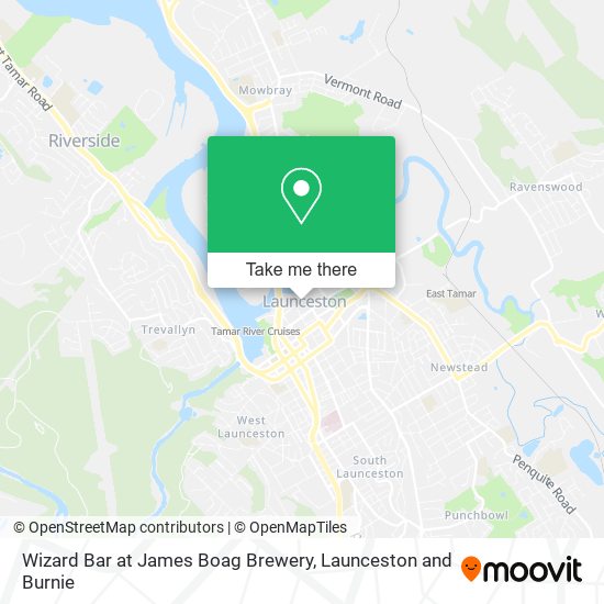 Wizard Bar at James Boag Brewery map