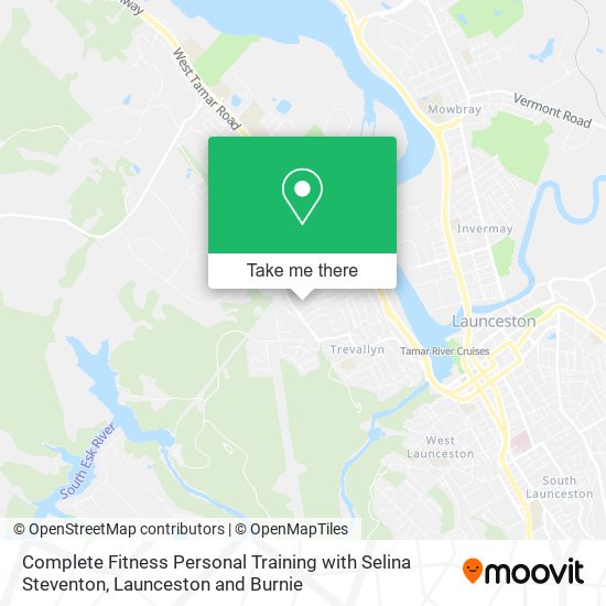 Complete Fitness Personal Training with Selina Steventon map
