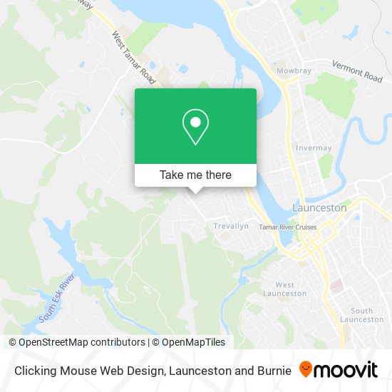 Clicking Mouse Web Design map