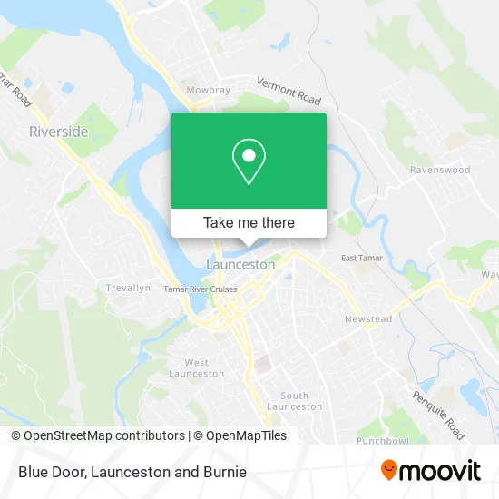 Blue Door map