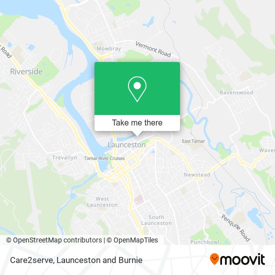 Mapa Care2serve