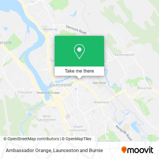 Ambassador Orange map