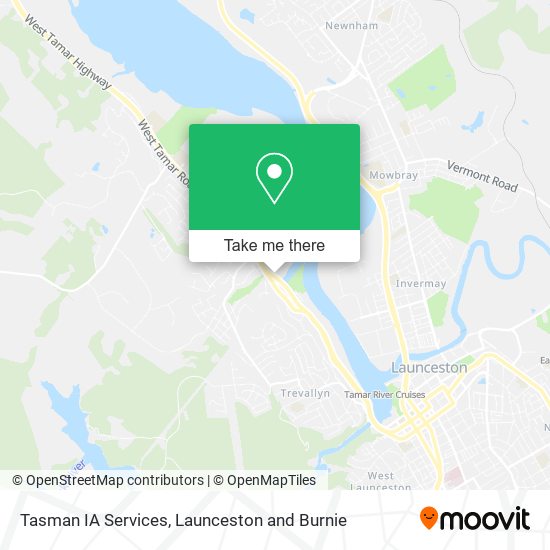 Tasman IA Services map