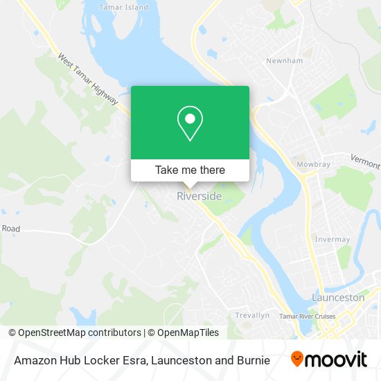 Amazon Hub Locker Esra map