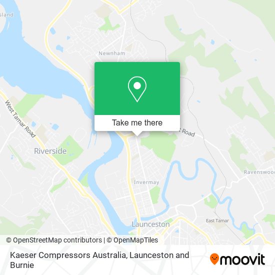 Mapa Kaeser Compressors Australia