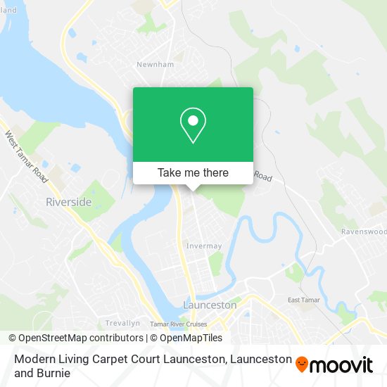 Mapa Modern Living Carpet Court Launceston