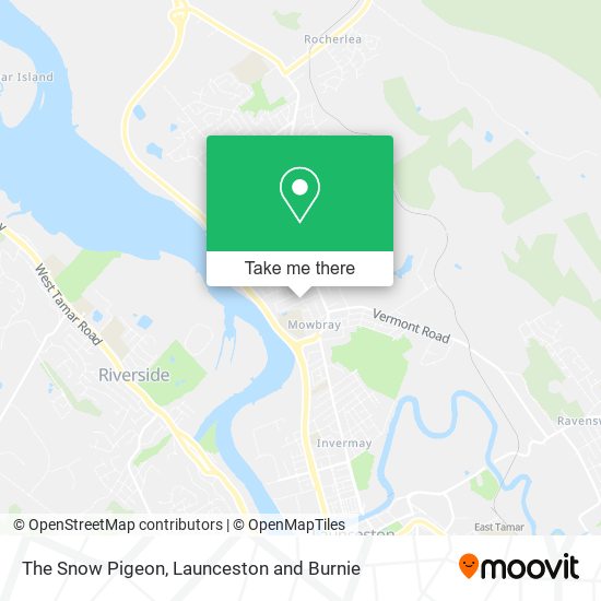 The Snow Pigeon map