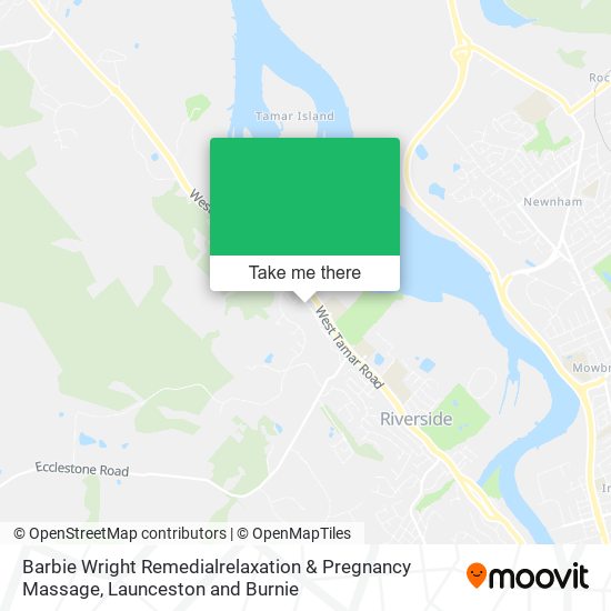 Barbie Wright Remedialrelaxation & Pregnancy Massage map