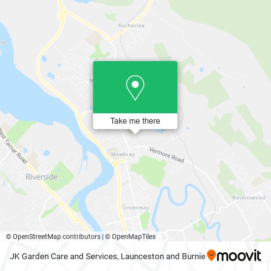 JK Garden Care and Services map