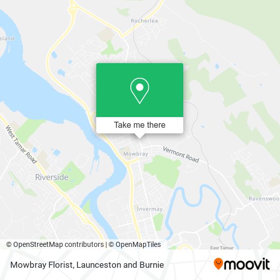 Mowbray Florist map