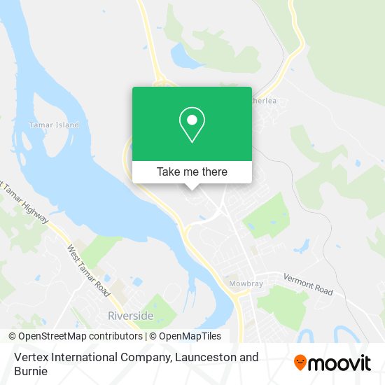 Vertex International Company map