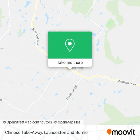 Chinese Take-Away map