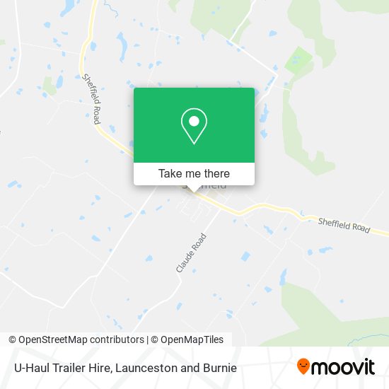 U-Haul Trailer Hire map