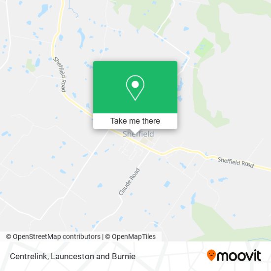 Centrelink map