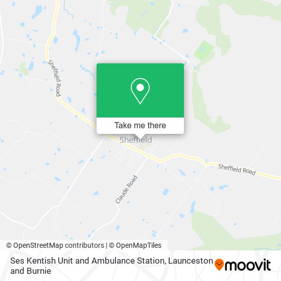 Ses Kentish Unit and Ambulance Station map