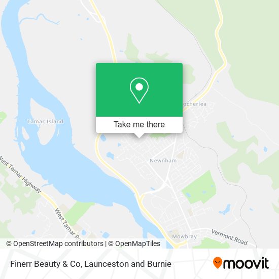 Finerr Beauty & Co map