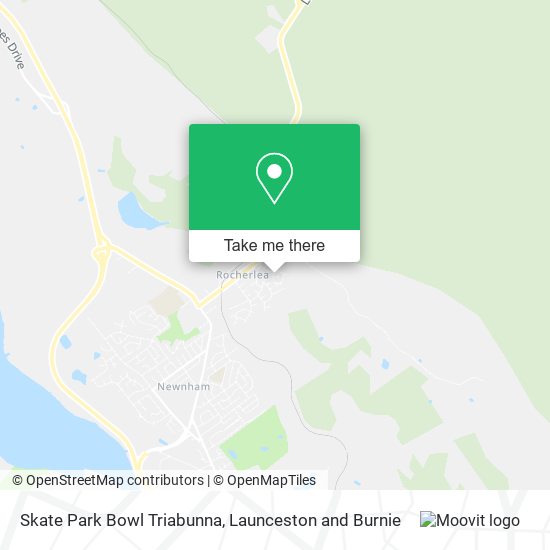 Skate Park Bowl Triabunna map