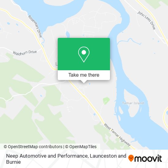 Neep Automotive and Performance map