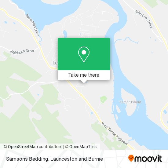 Samsons Bedding map