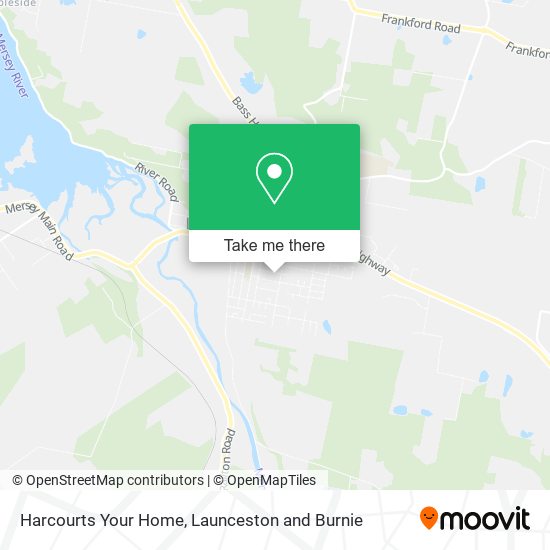 Harcourts Your Home map