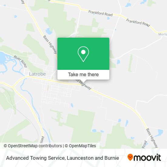Advanced Towing Service map