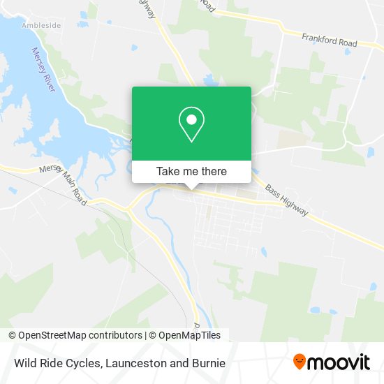 Wild Ride Cycles map
