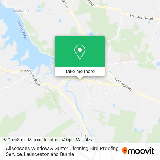 Allseasons Window & Gutter Cleaning Bird Proofing Service map
