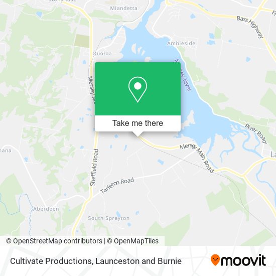 Cultivate Productions map