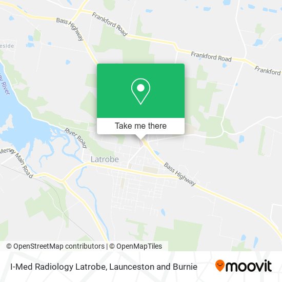 I-Med Radiology Latrobe map