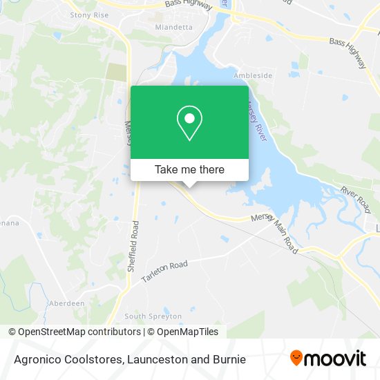 Agronico Coolstores map