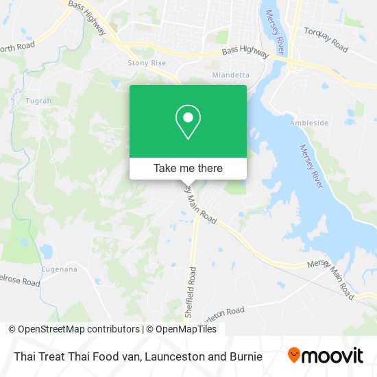 Thai Treat Thai Food van map