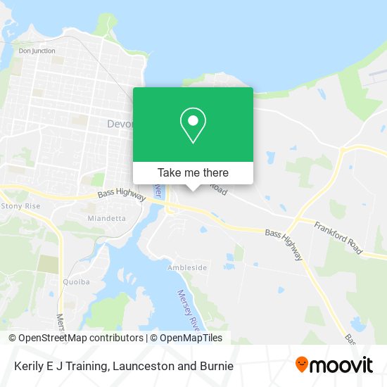 Kerily E J Training map