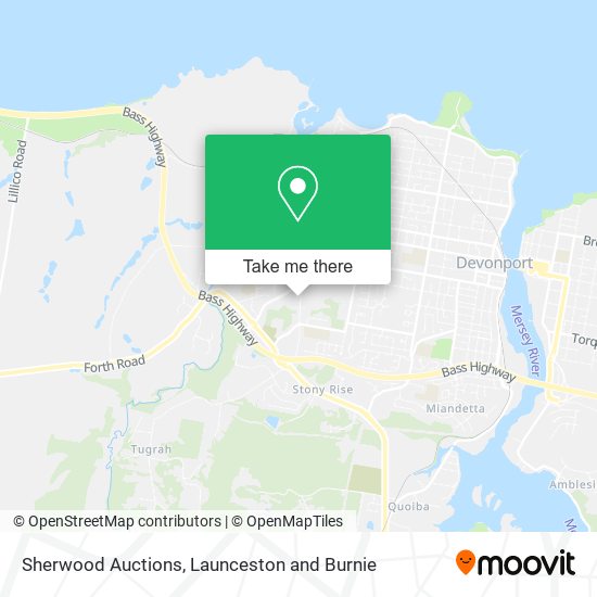 Sherwood Auctions map