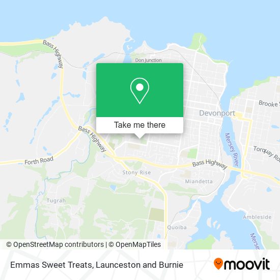 Emmas Sweet Treats map