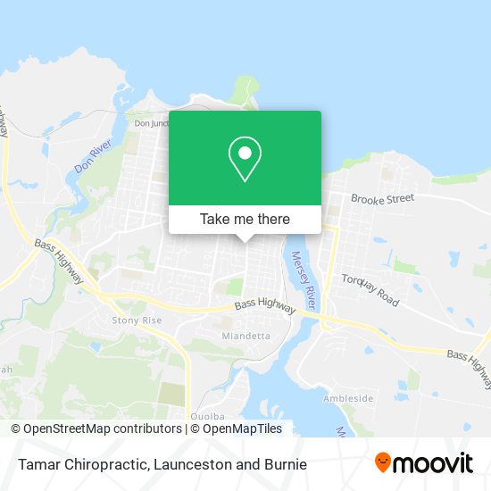 Mapa Tamar Chiropractic