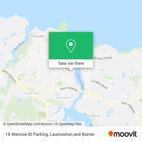 18 Wenvoe St Parking map