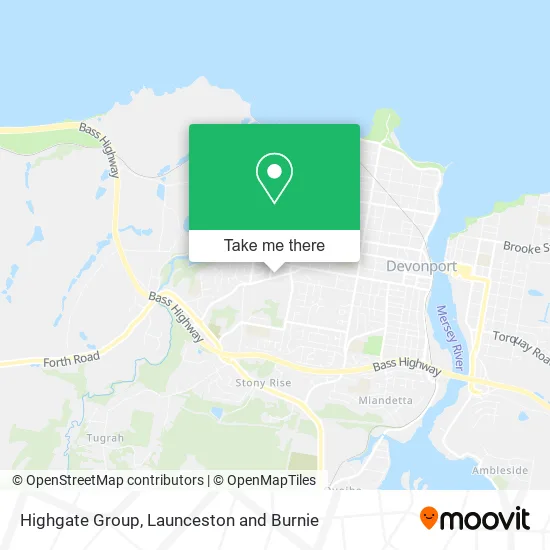 Mapa Highgate Group