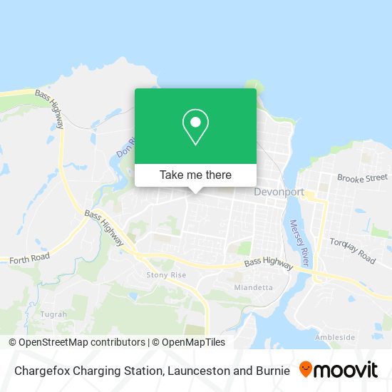 Chargefox Charging Station map