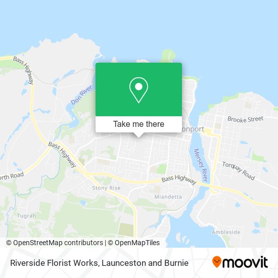 Riverside Florist Works map