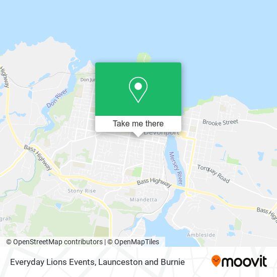 Everyday Lions Events map