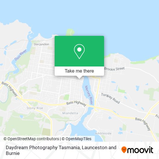 Daydream Photography Tasmania map