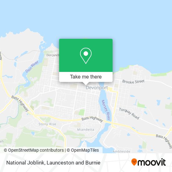 National Joblink map
