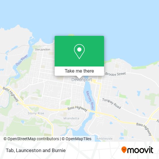 Tab map