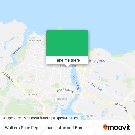 Walkers Shoe Repair map