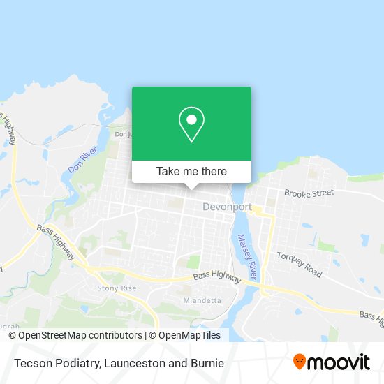 Tecson Podiatry map